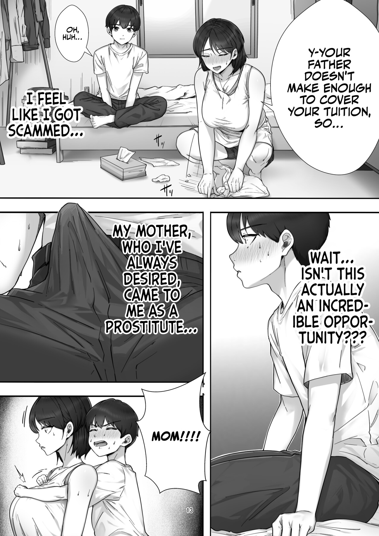 Hentai Manga Comic-When I Ordered a Call Girl My Mom Actually Showed Up.-Read-12